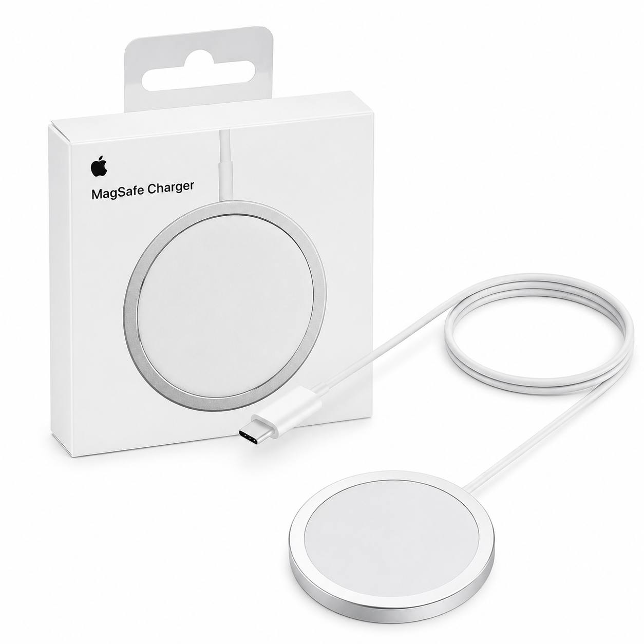 APPLE MagSafe (cargador inalámbrico) —-> 8€ ✨