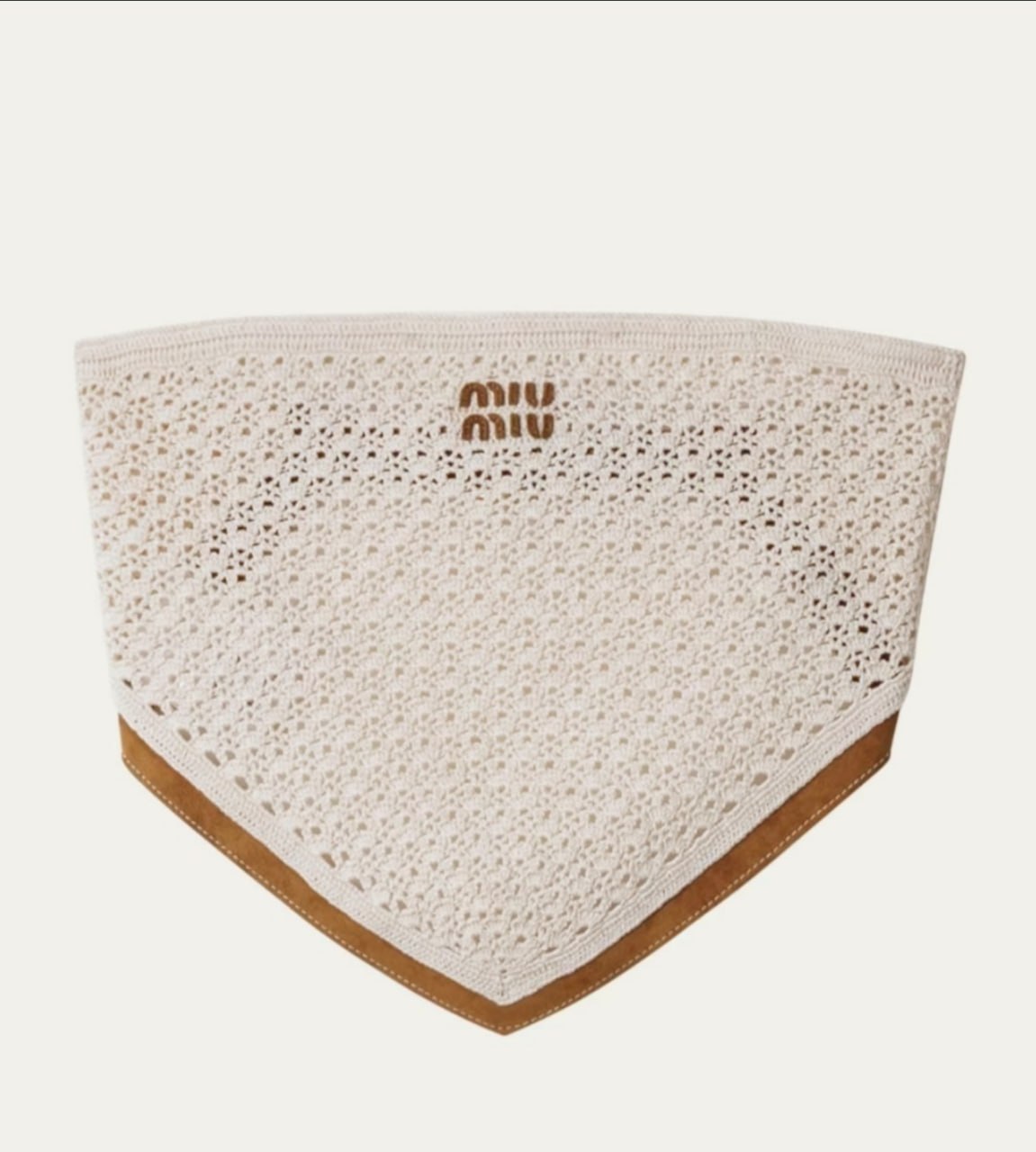 Top crochet Miu Miu 👚 ✨