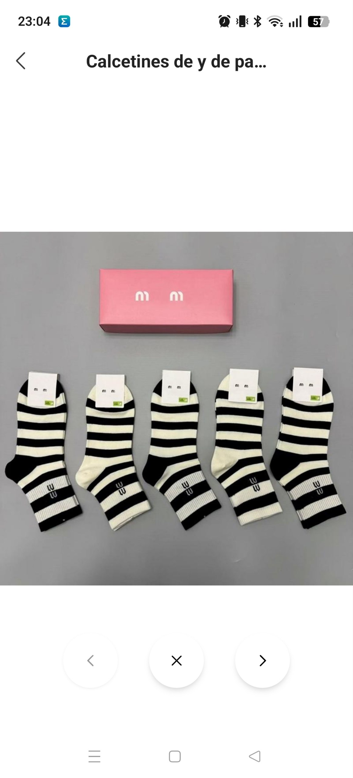 Pack calcetines Miu Miu ✨