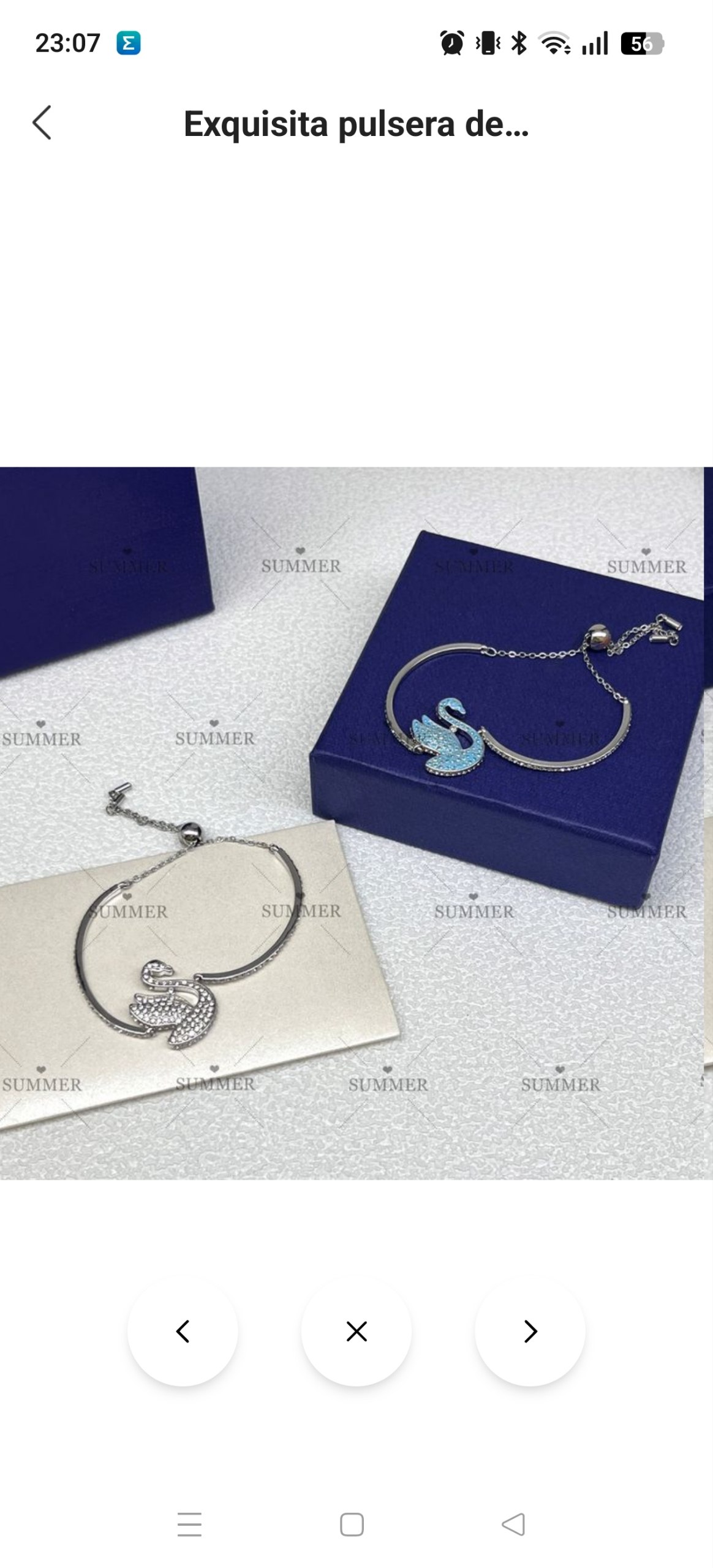 Pulsera Swarovski 7.44€‼ ✨