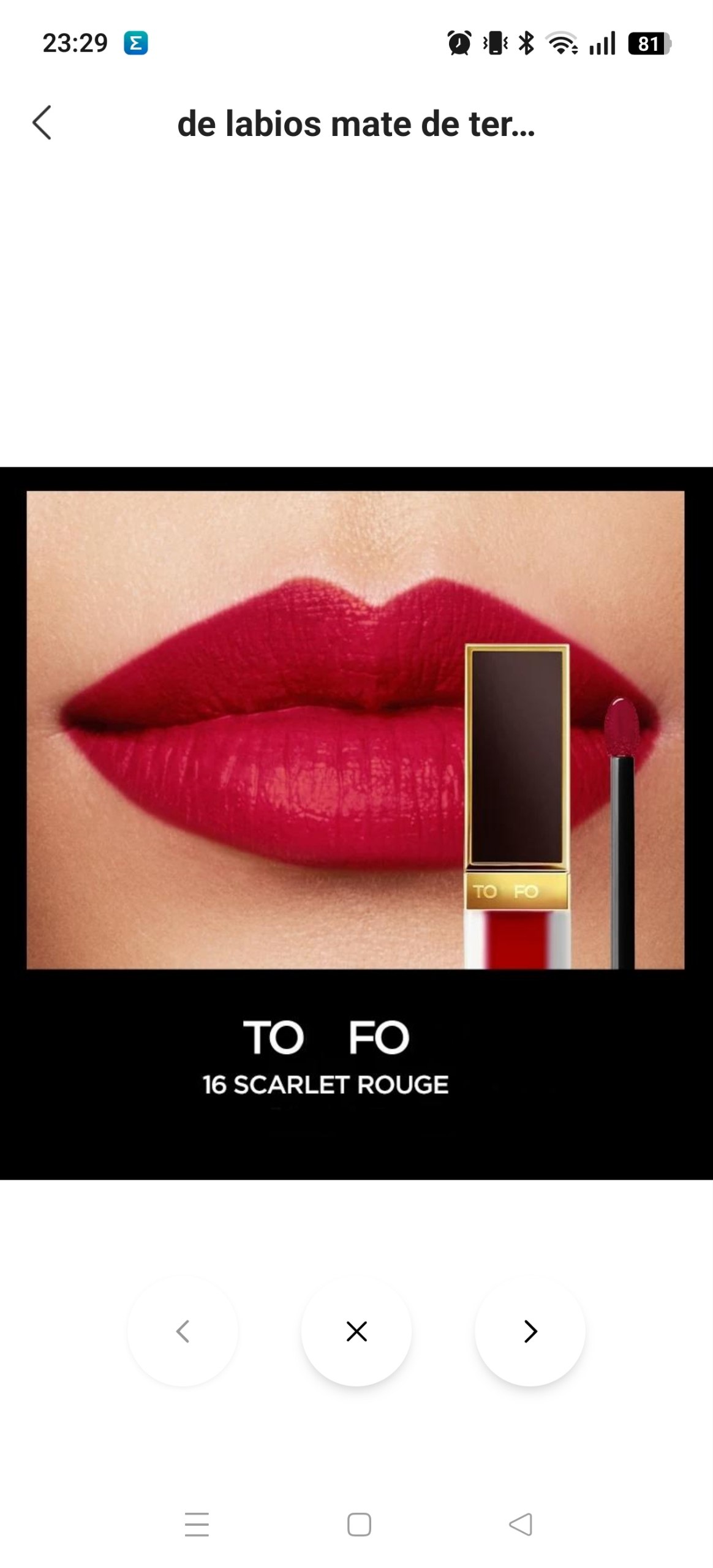 Labial Tom Ford ✨