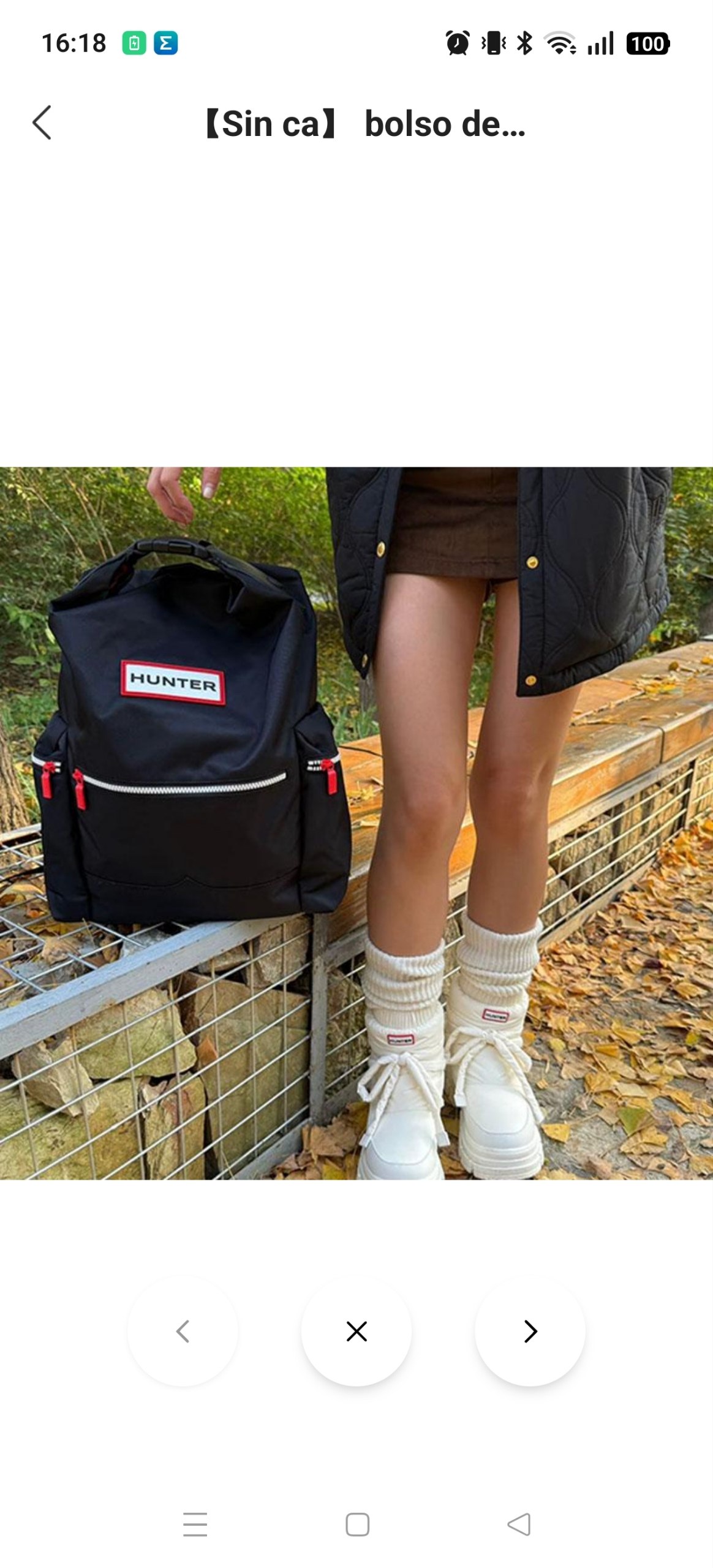 Mochila Hunter 19.41€‼ ✨