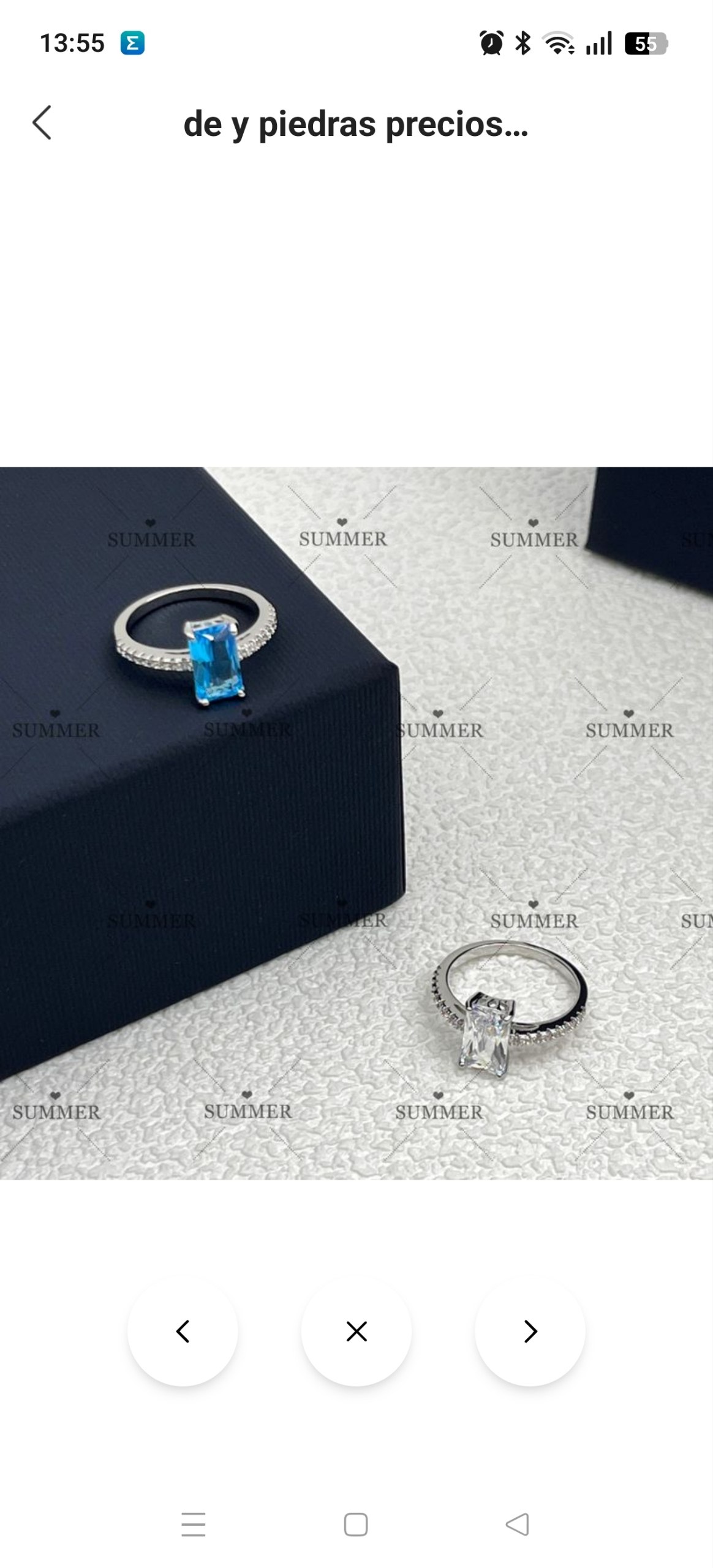 Anillo Swarovski ✨