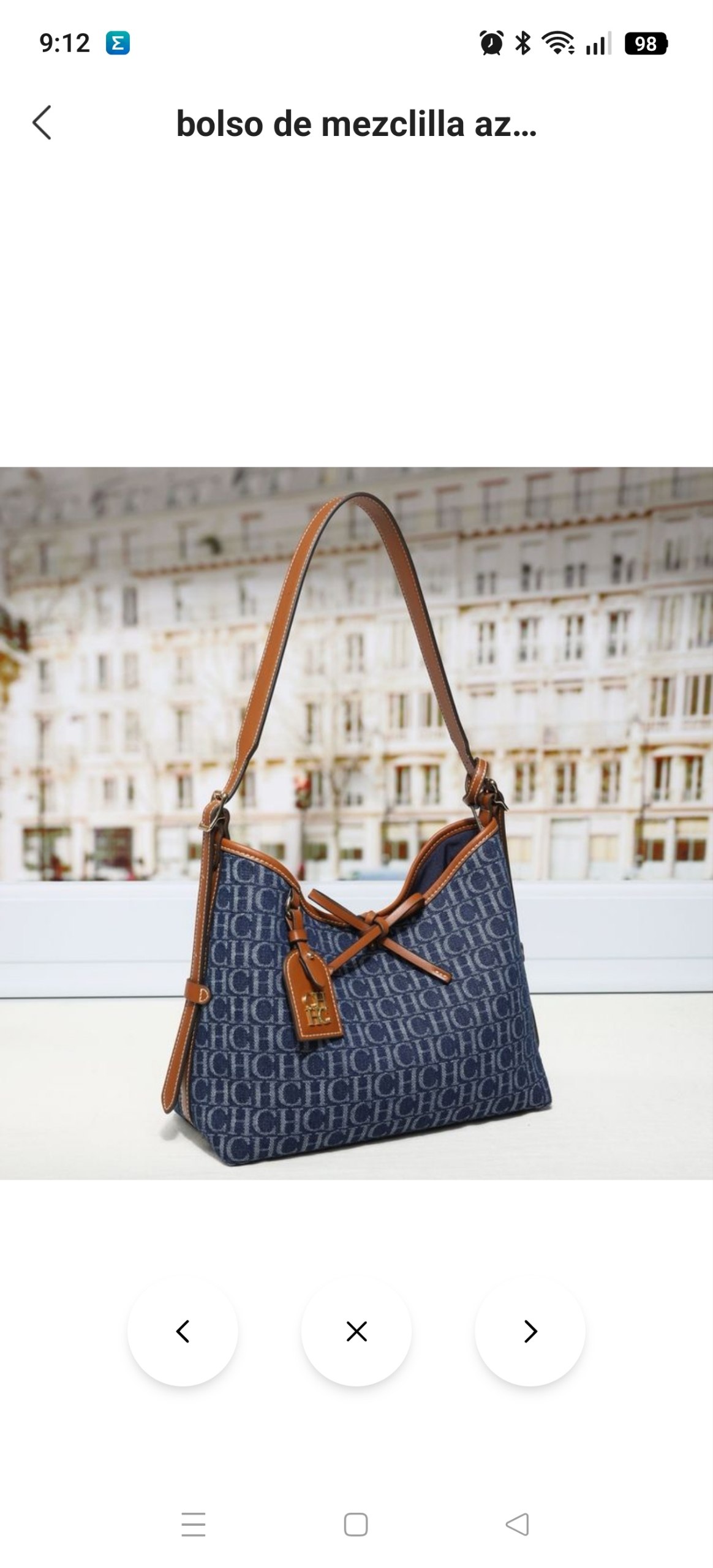 Bolso vaquero Carolina Herrera 40.30€‼ ✨