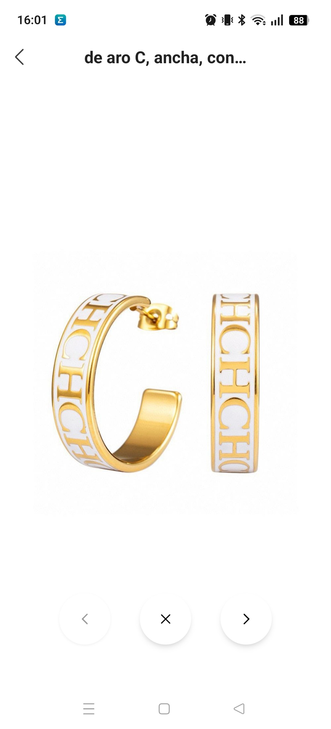 Pendientes Carolina Herrera 16.34€‼ ✨