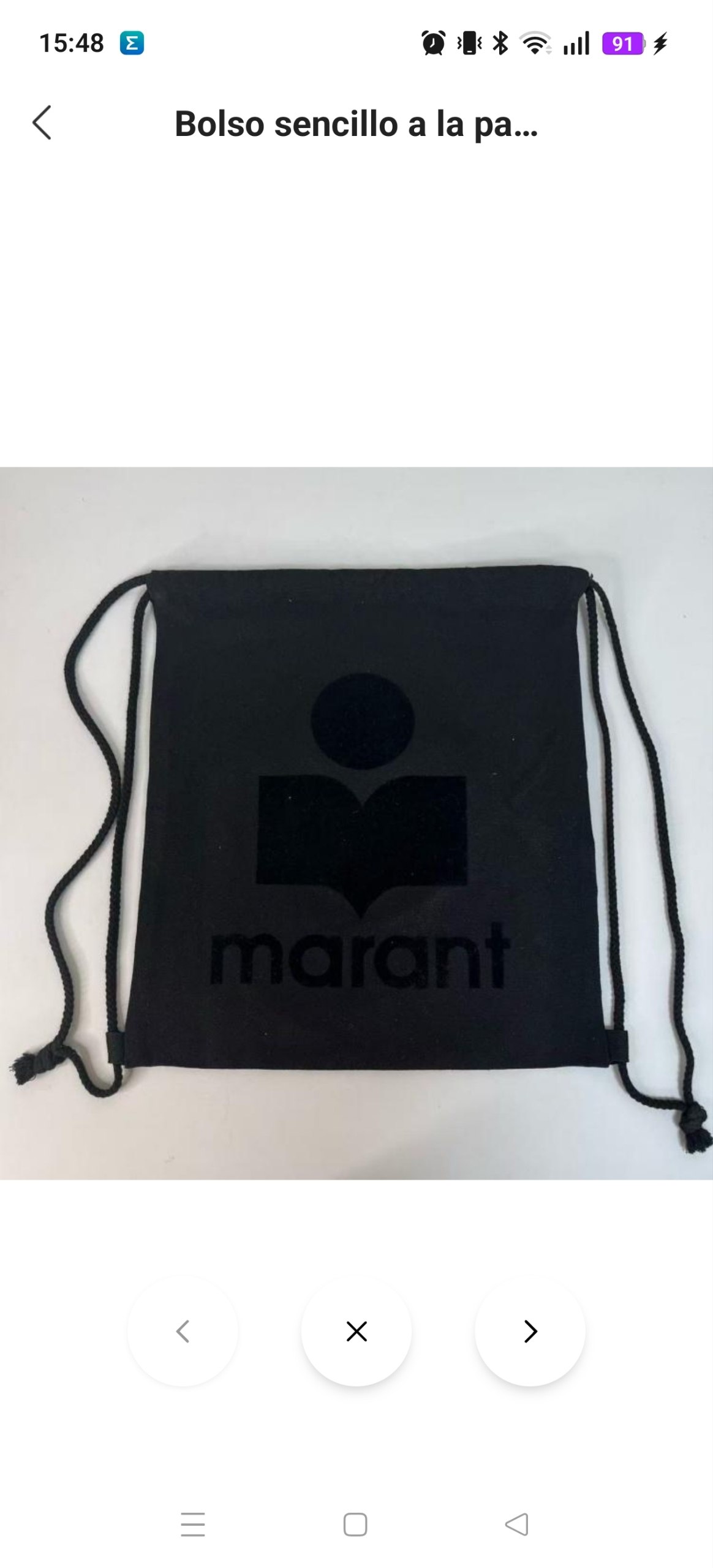 Mochila cuerda Isabel Marant ✨