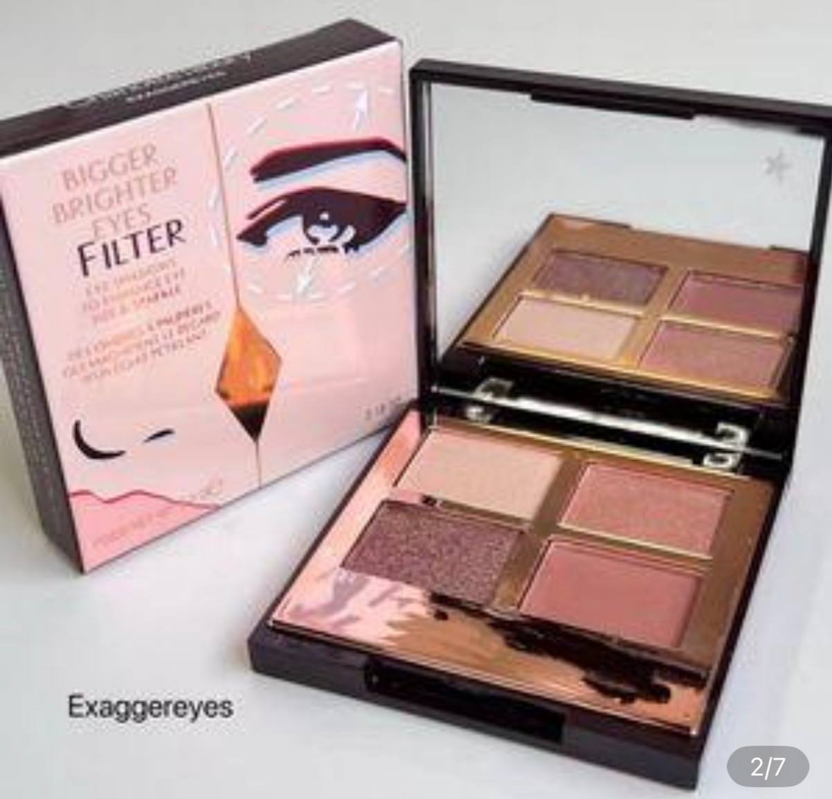 Paletas de sombras Chxrlotte Tilbury, varios tonos, las tengo y van genial ✨