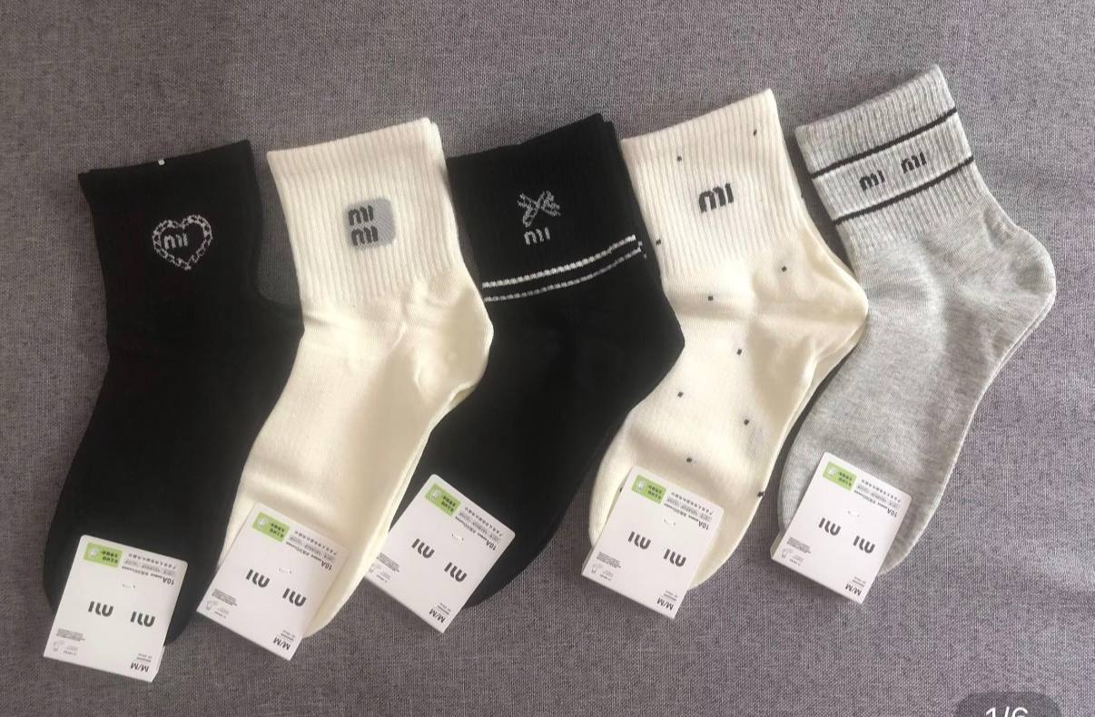 Pack de 5 pares de calcetines MIU M ✨