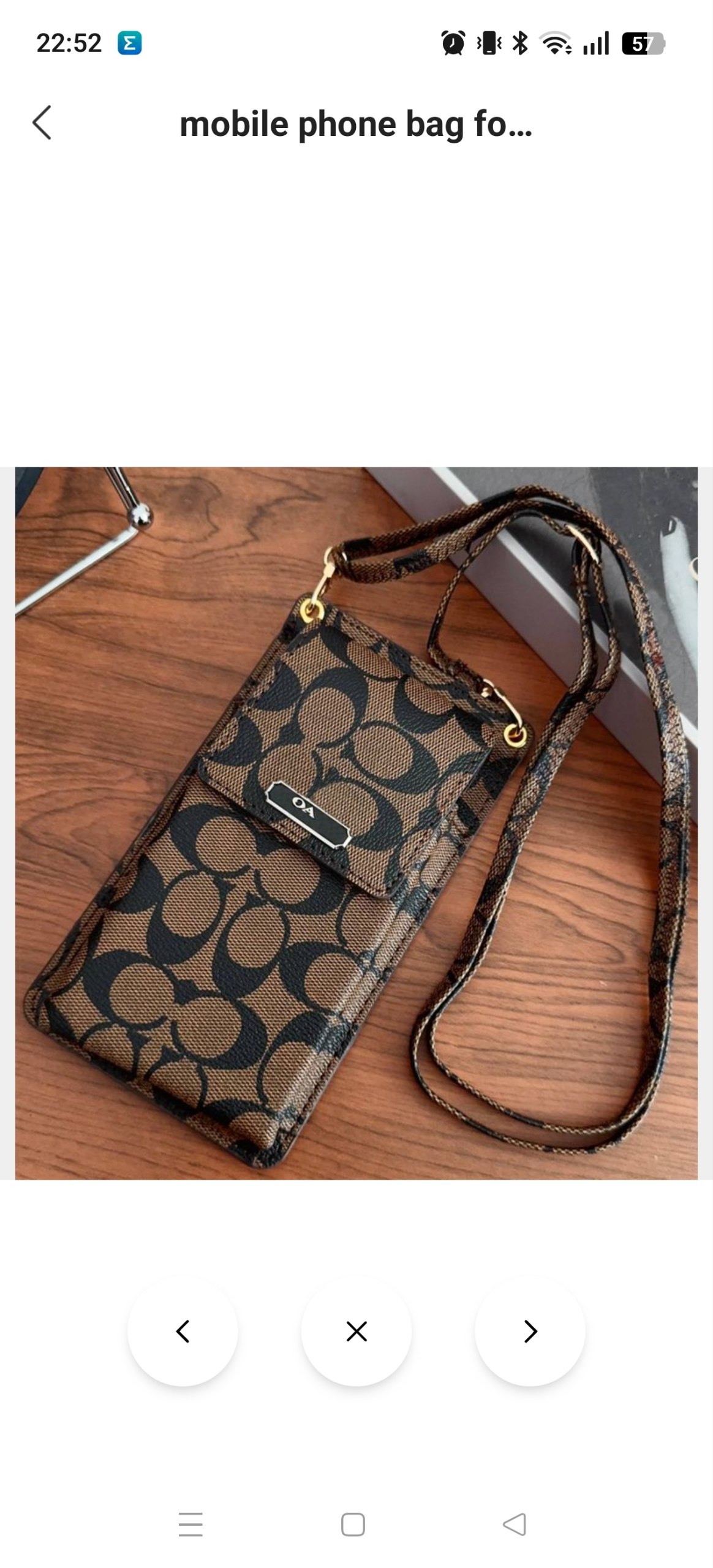 Bolso para móvil Coach 10.93€‼ ✨