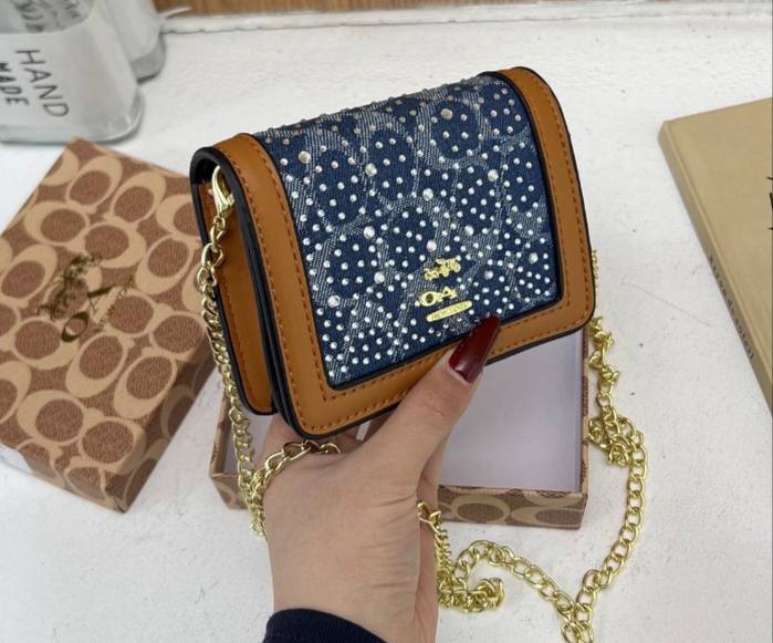 Bolso Cxach mini con brillos, varios colores ✨