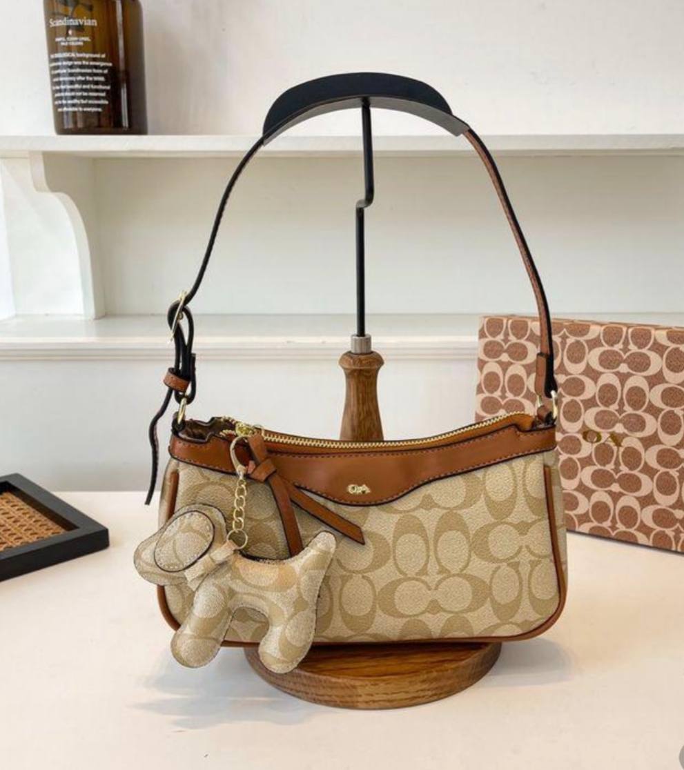 Bolso Cxach con llavero, varios colores ✨