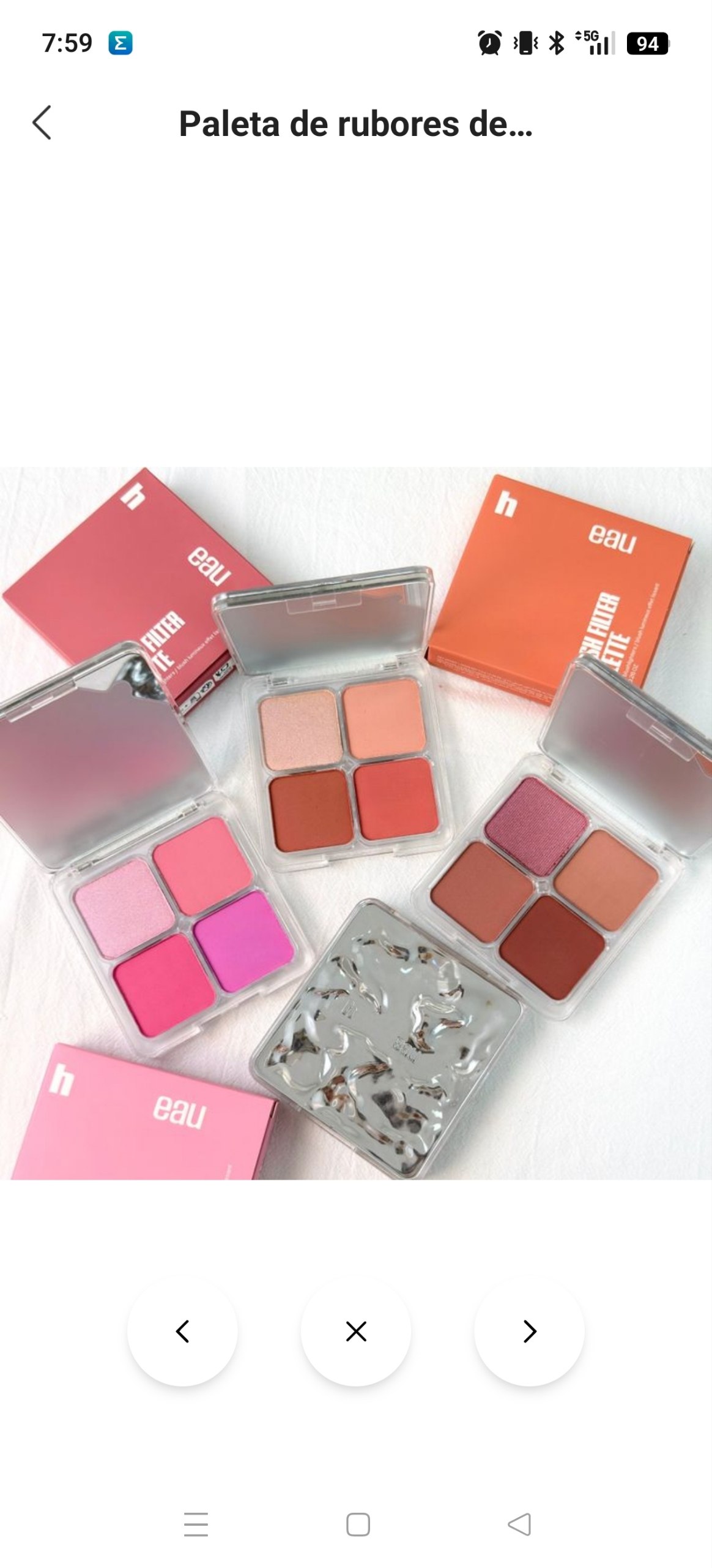 Paleta de colorete Huda Beauty ✨