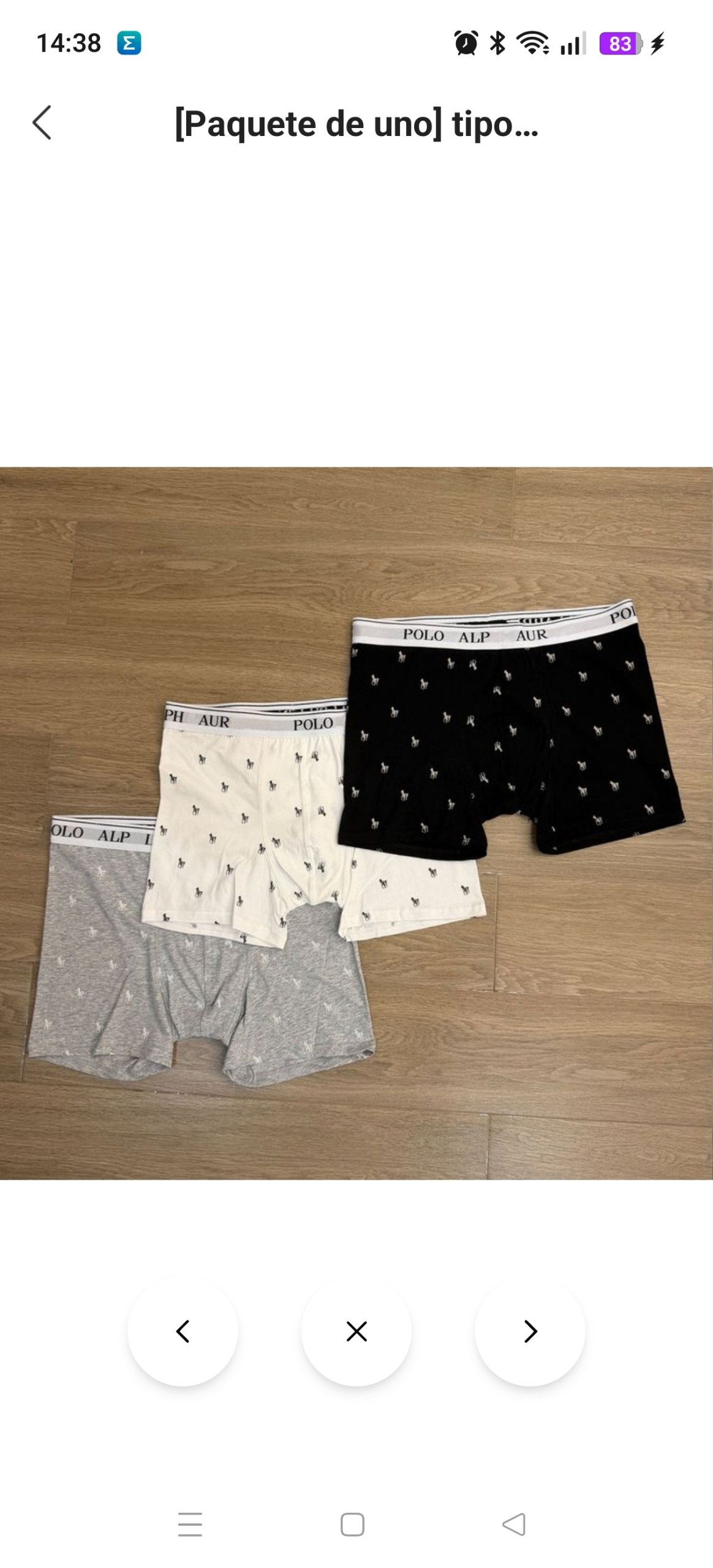 Bóxer Ralph Lauren 5.34€‼ ✨