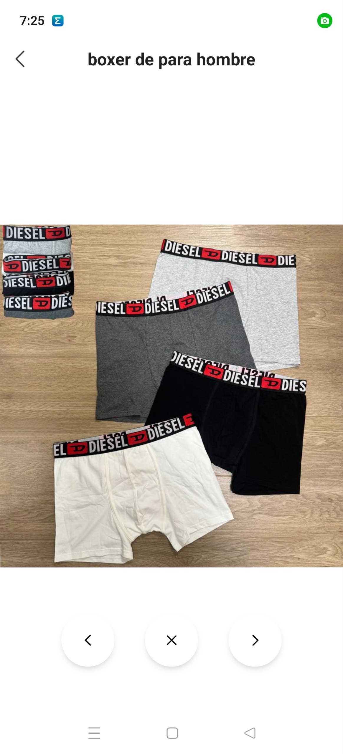 Bóxer Diesel 6.63€‼ ✨