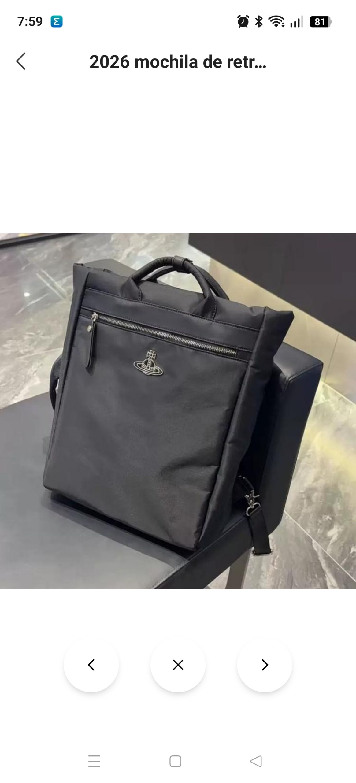 Mochila/bolso Vivienne Westwood 35.92€‼ ✨