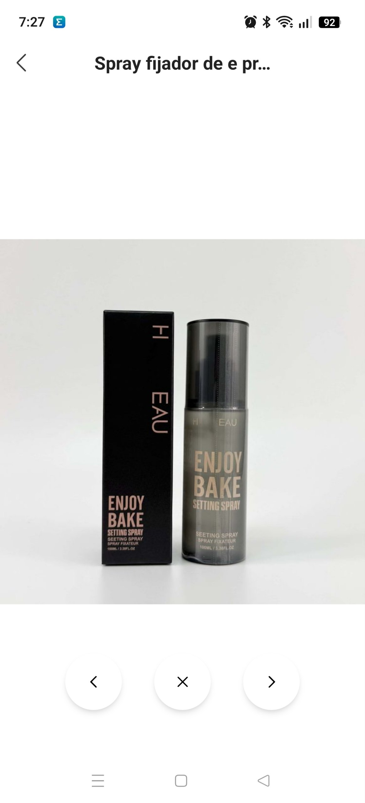 Spray fijador maquillaje Huda Beauty ✨
