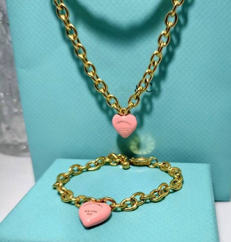 Tiffany&Co pack pulsera y collar, también con pendientes ✨
