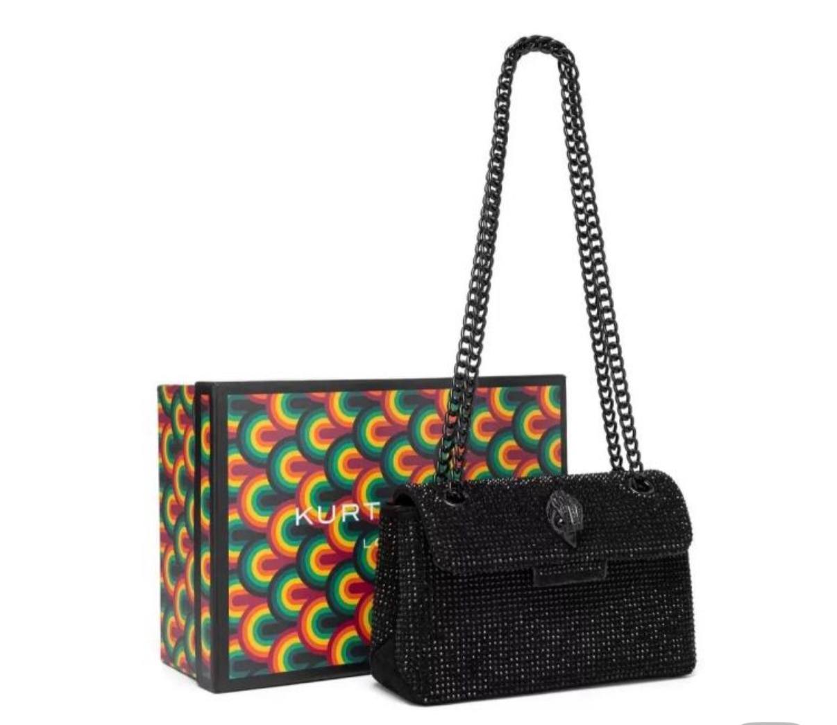 Bolso brillos Kurt G, también en dorado ✨