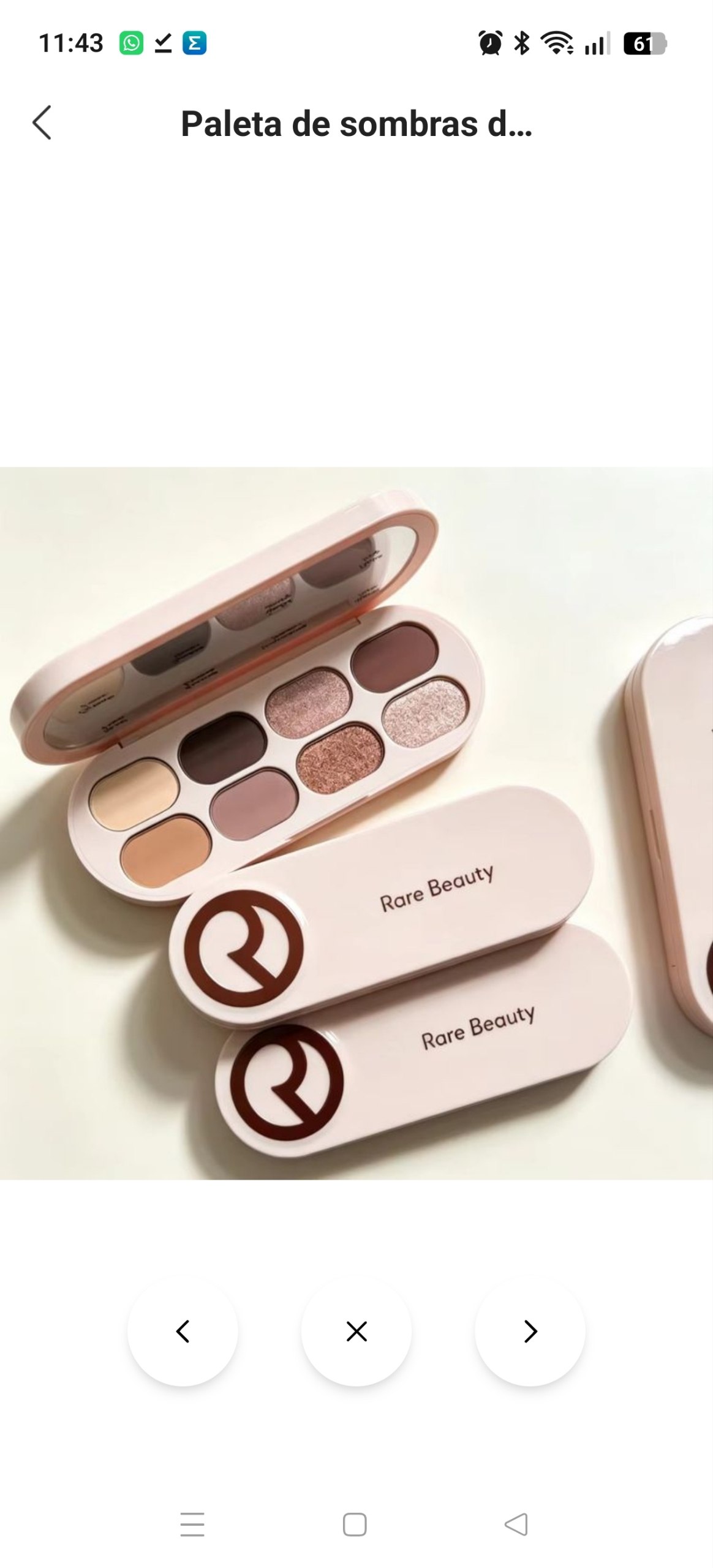Paleta de sombras Rare Beauty ✨