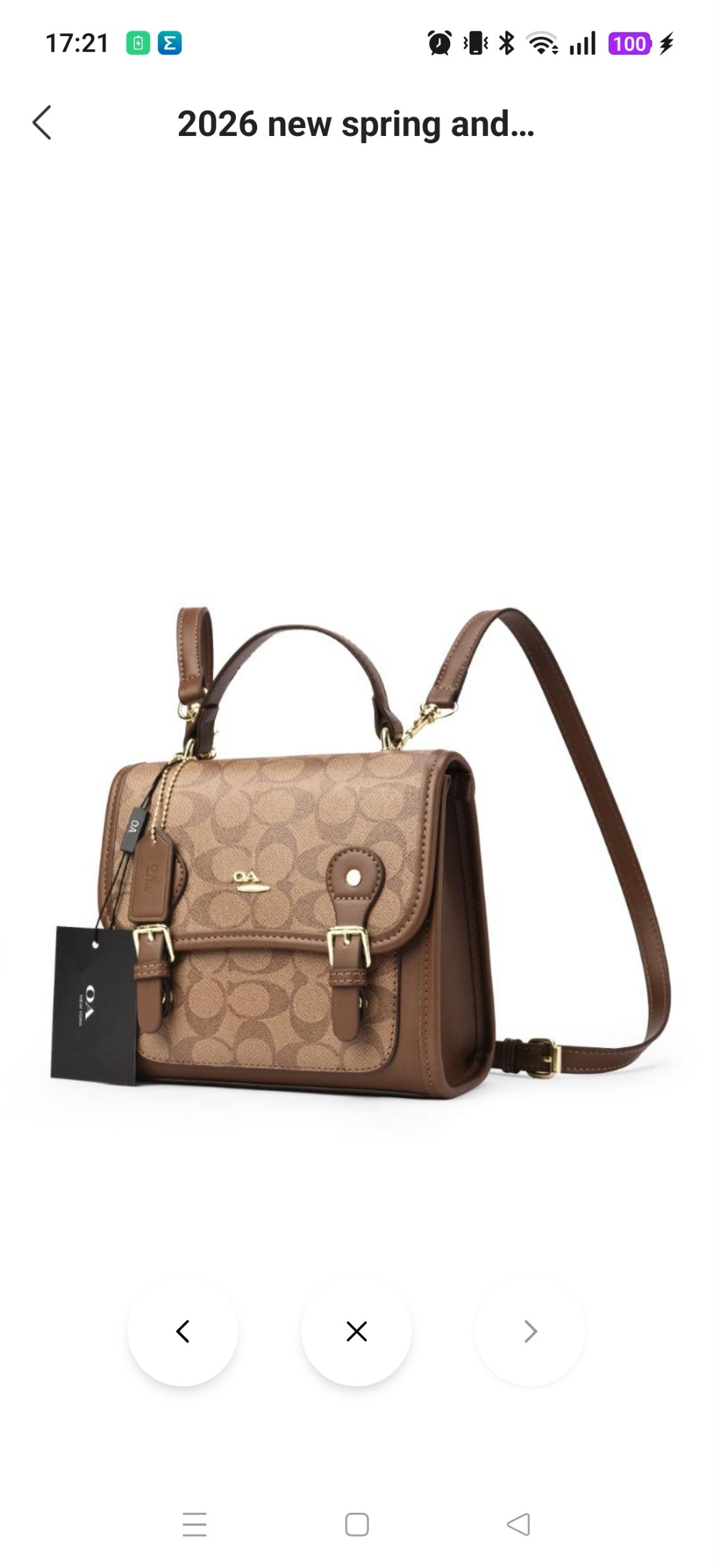 Mochila Coach 21.73€‼ ✨