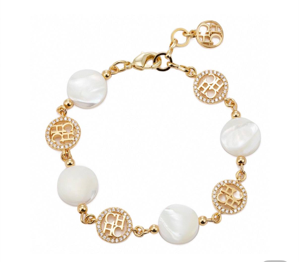 Pulsera CH, caja + etiquetas ✨
