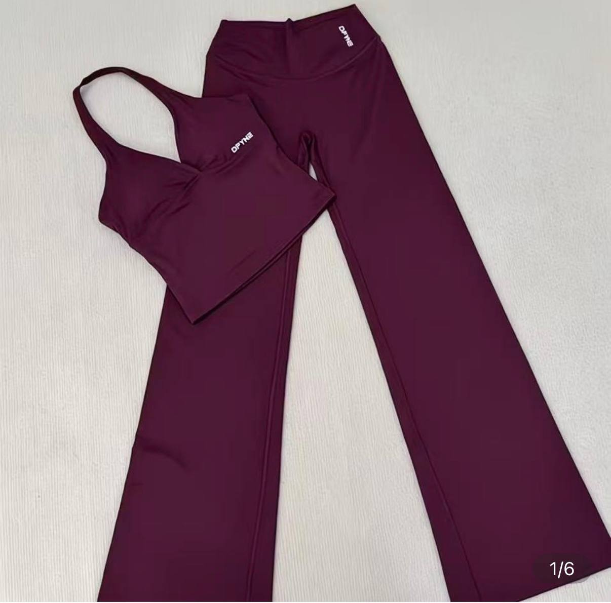 Conjunto DFXYNE leggins campana, varios colores ✨