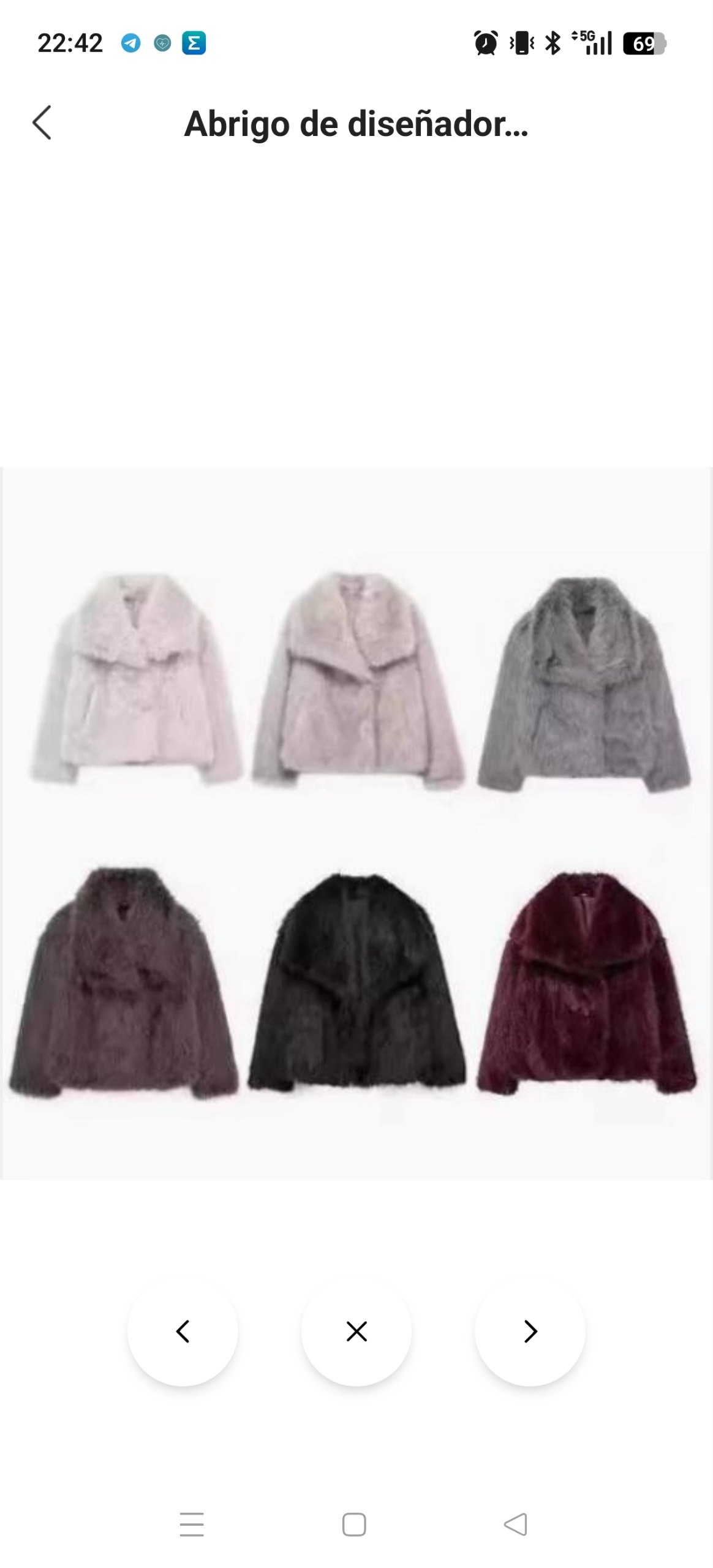 Abrigo pelito mujer casual 18.61€‼ ✨