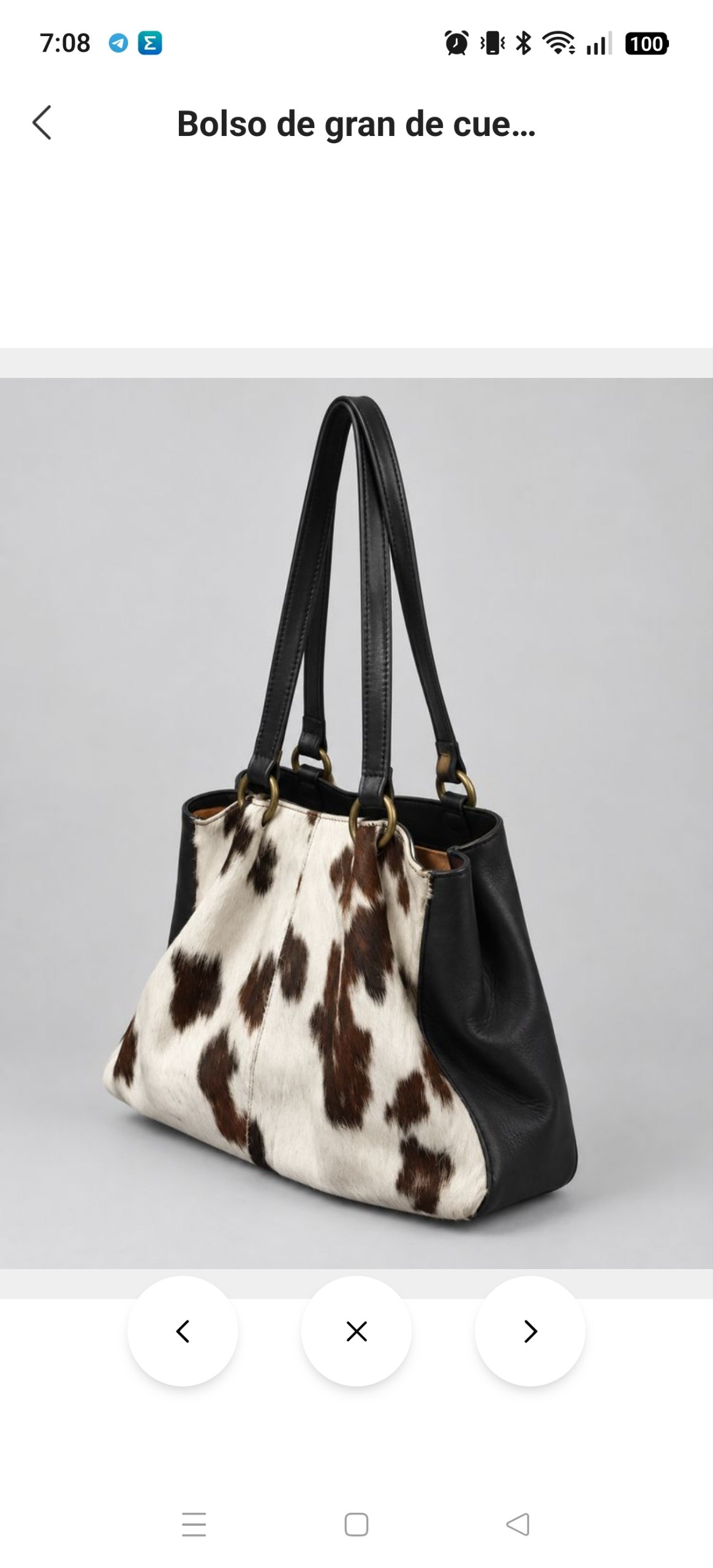 Bolso casual vaca 16.42€‼ ✨