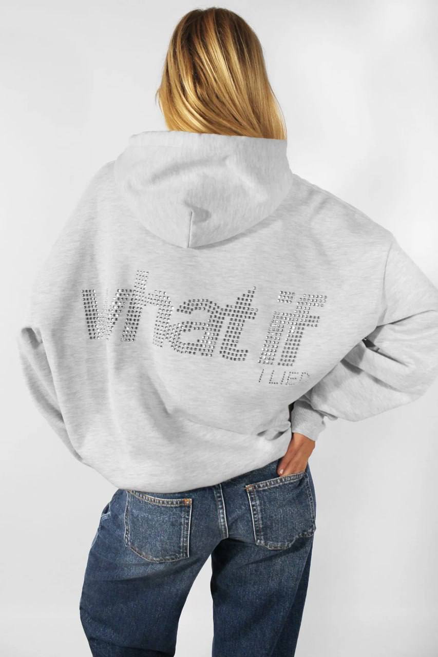 SUDADERA BLANK MUJER🩶 ✨