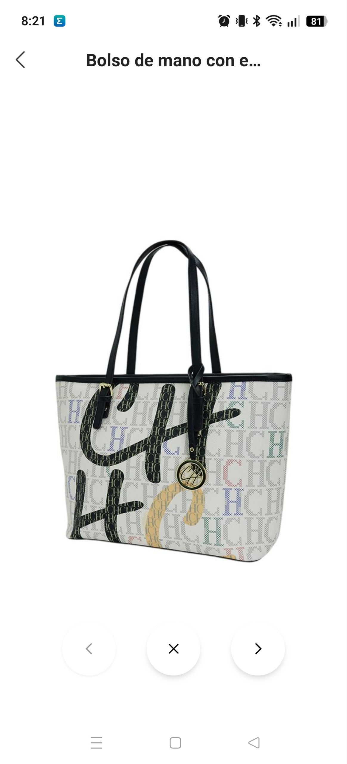 Bolso Carolina Herrera 45.25€‼ ✨