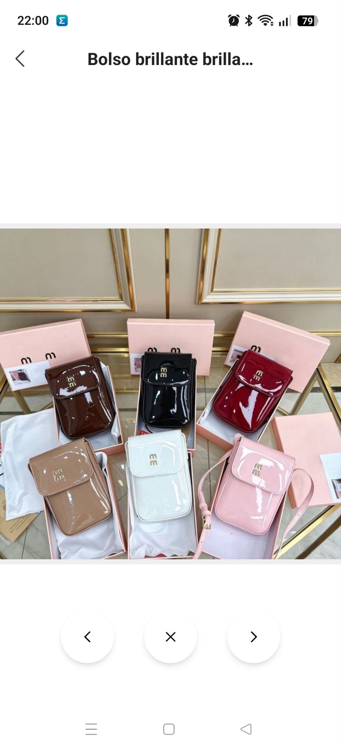 Bolso para móvil Miu Miu 16.49€‼ ✨