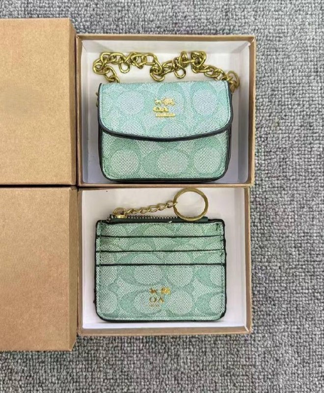 Pack Cxach de monedero y tarjetero, varios colores ✨
