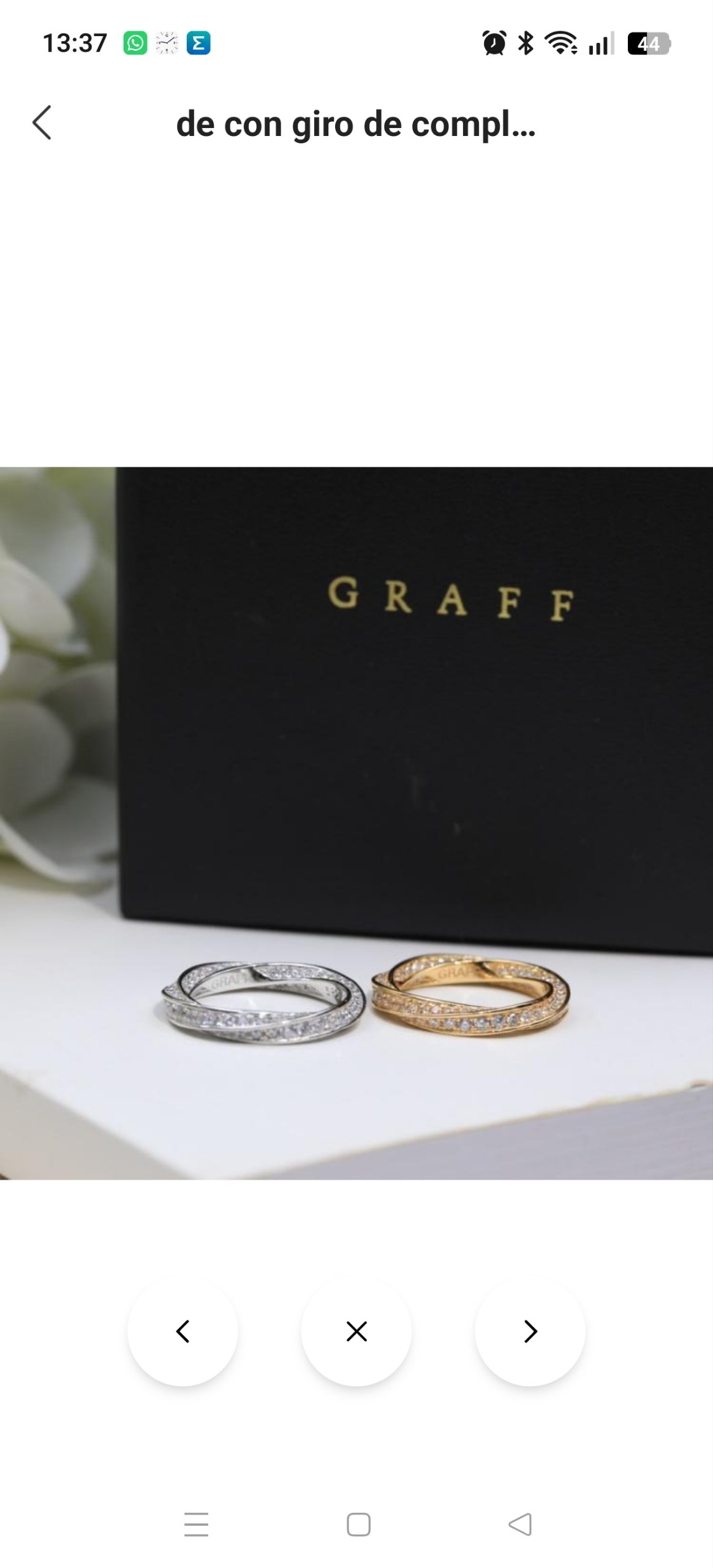 Anillos Graff ✨💫. 26€ ✨