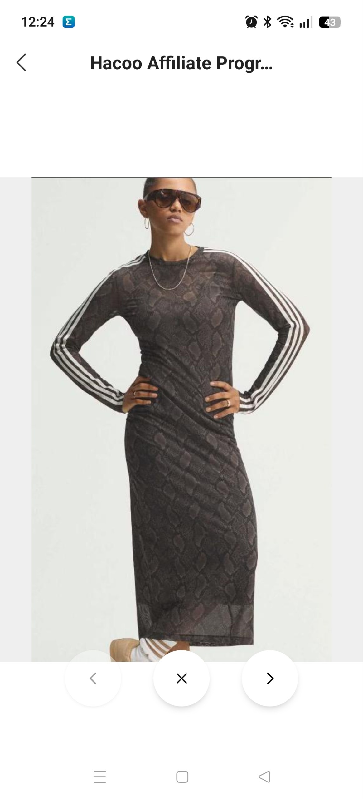 Vestido leopardo Adidas ✨