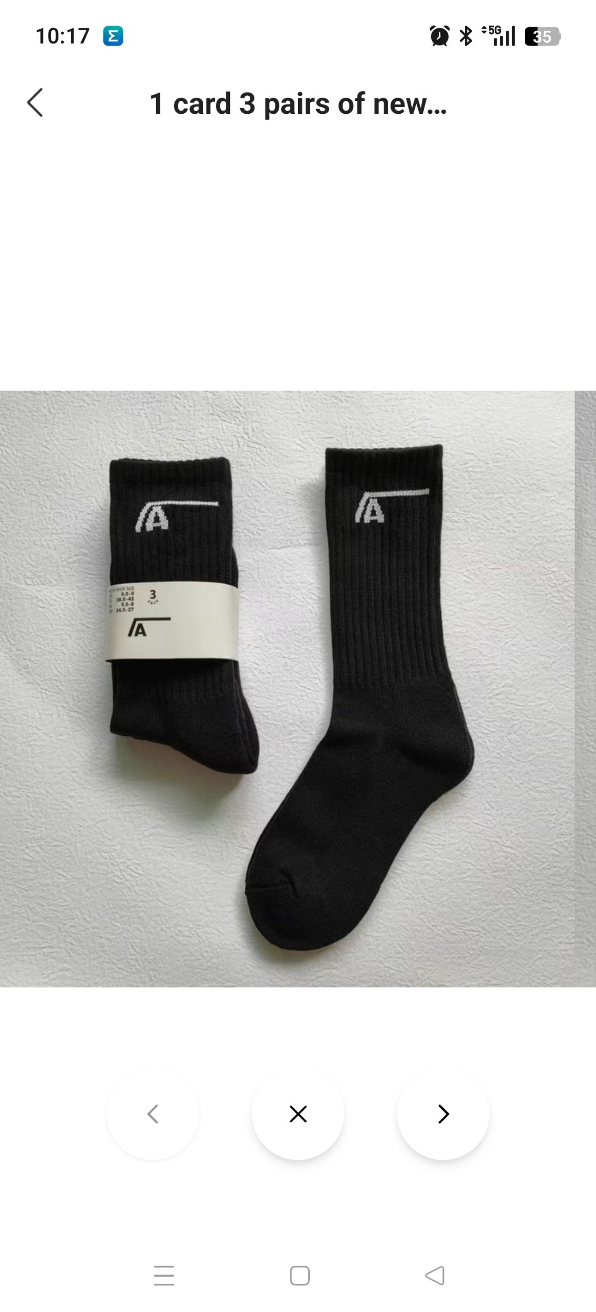 3 pares de calcetines Vans 9.81€‼ ✨