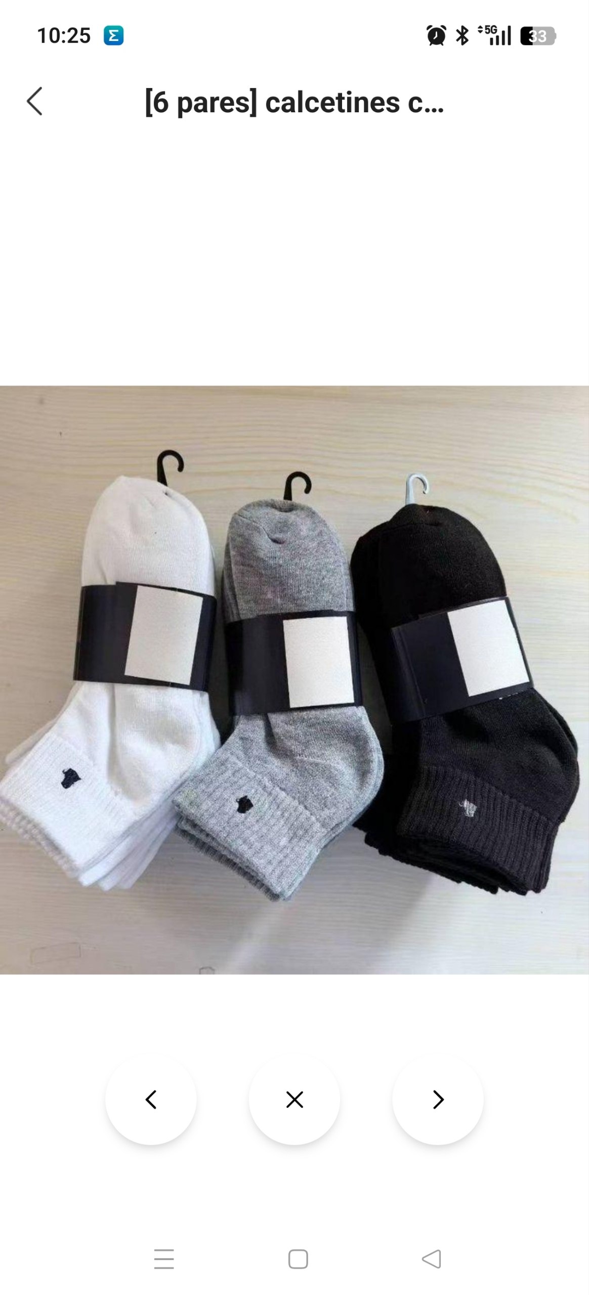 6 pares de calcetines Ralph Lauren 11.71€‼ ✨
