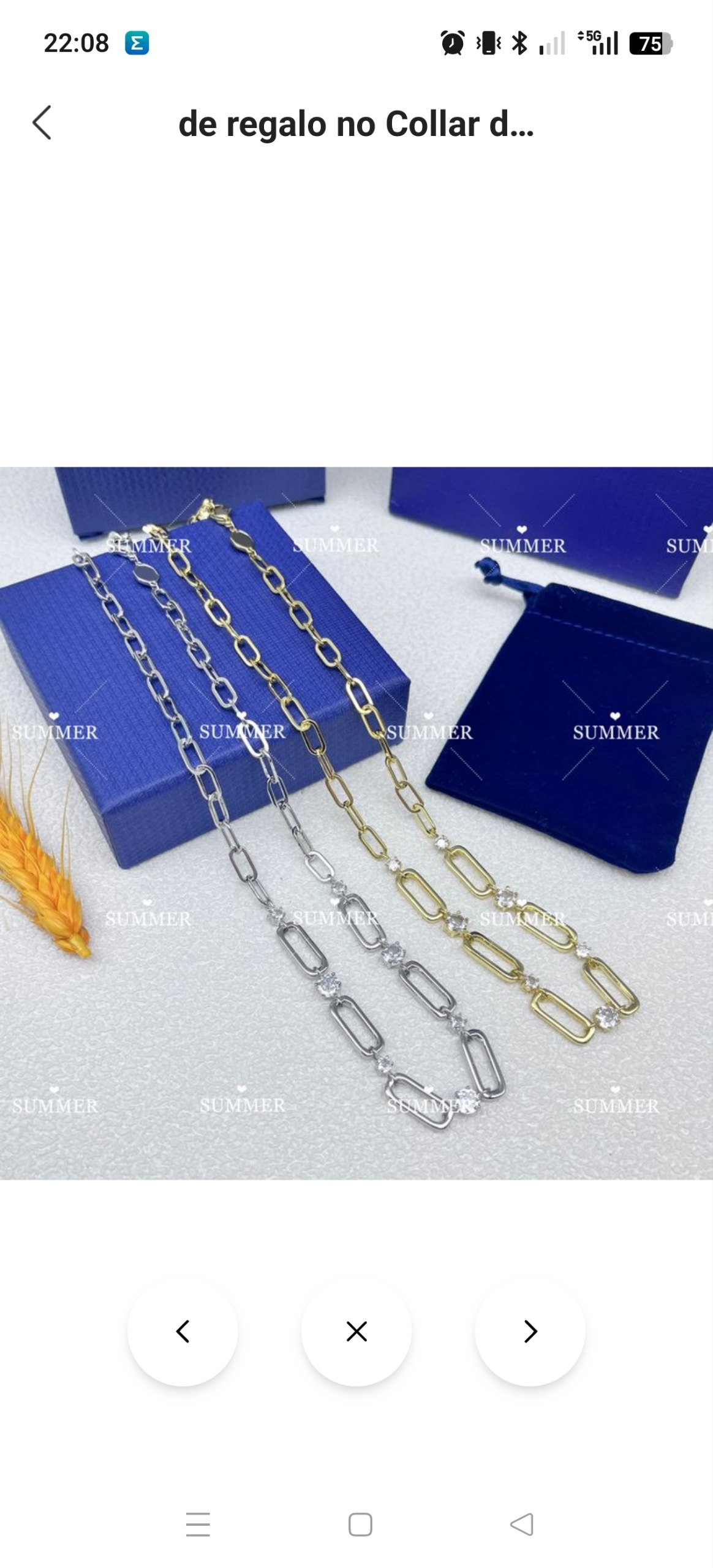 Collar Swarovski 9.38€‼ ✨