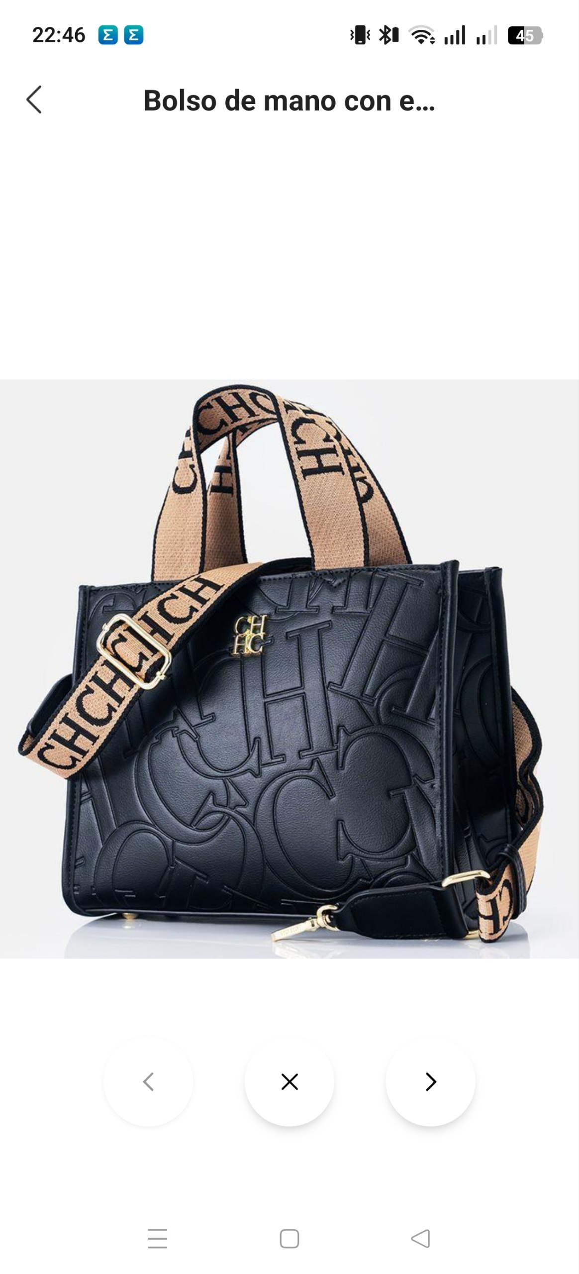 Bolso Carolina Herrera 30.02€‼ ✨