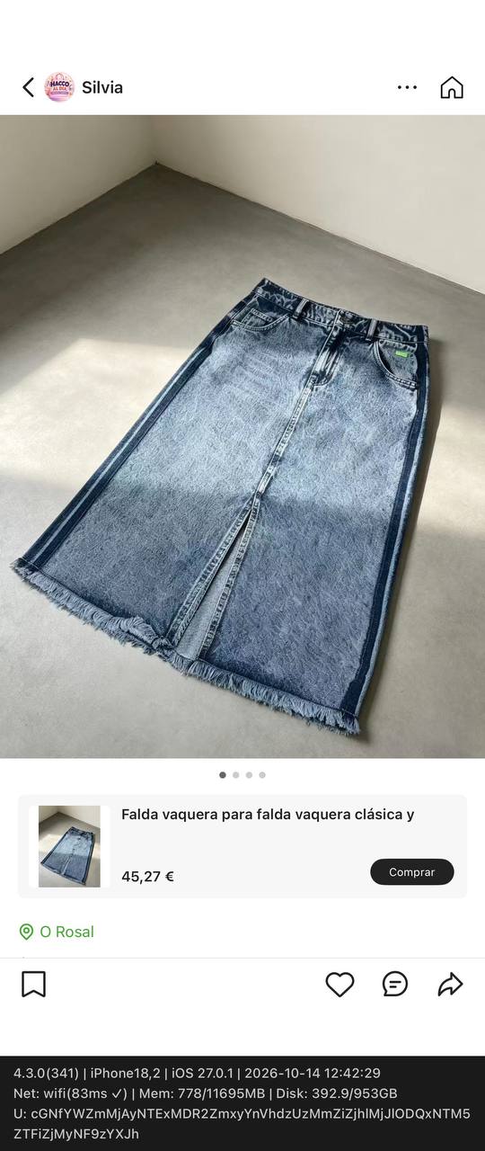 Falda denim Adidas https://c.onlyaff.app/cVUCPl