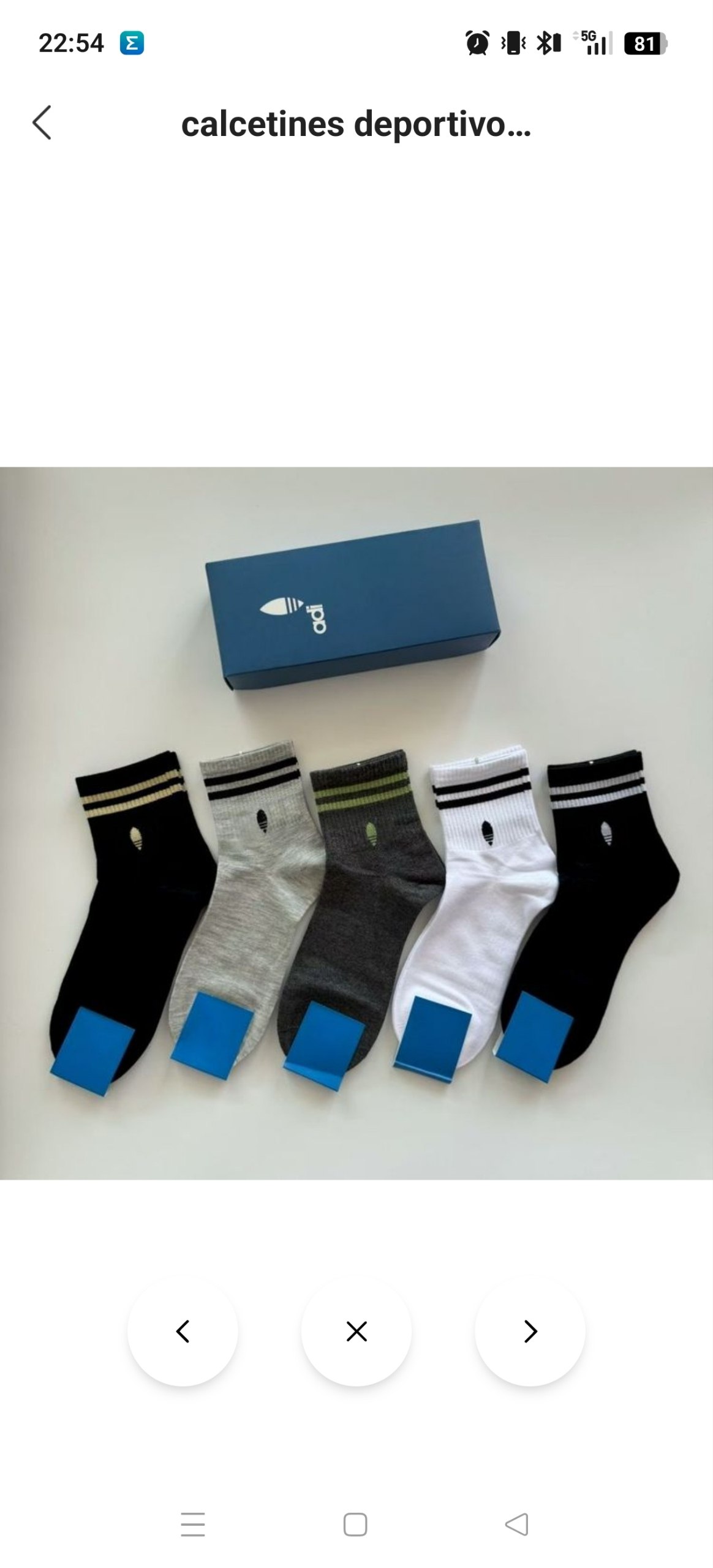 Pack 5 pares de calcetines Adidas 10.96€‼ ✨