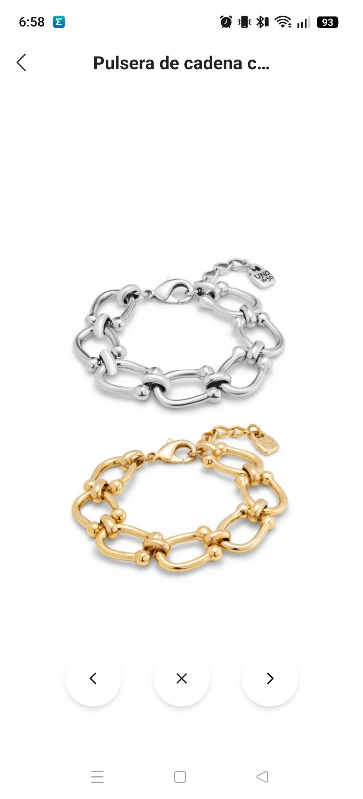 Pulsera herradura Unode50 31.66€‼ ✨