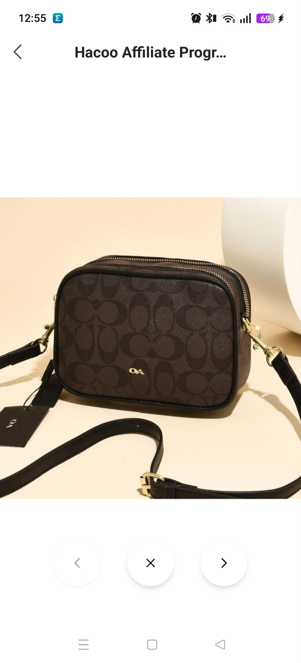 Bolso bandolera Coach 16.34€‼ ✨