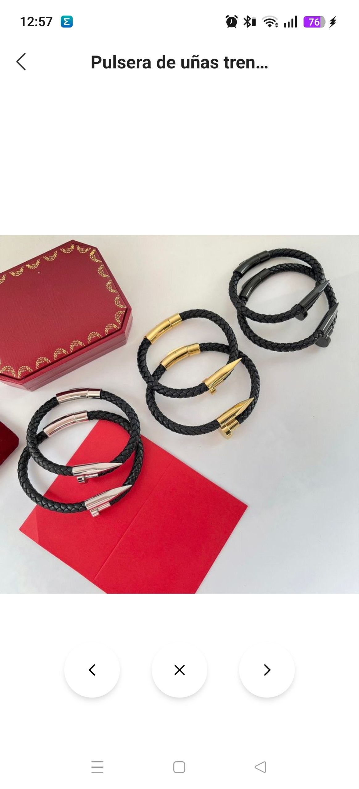 Pulsera Cartier 10.01€‼ ✨