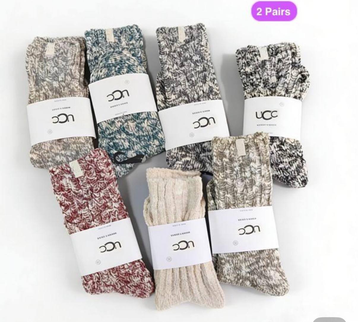 Pack 2 pares calcetines UGG ✨
