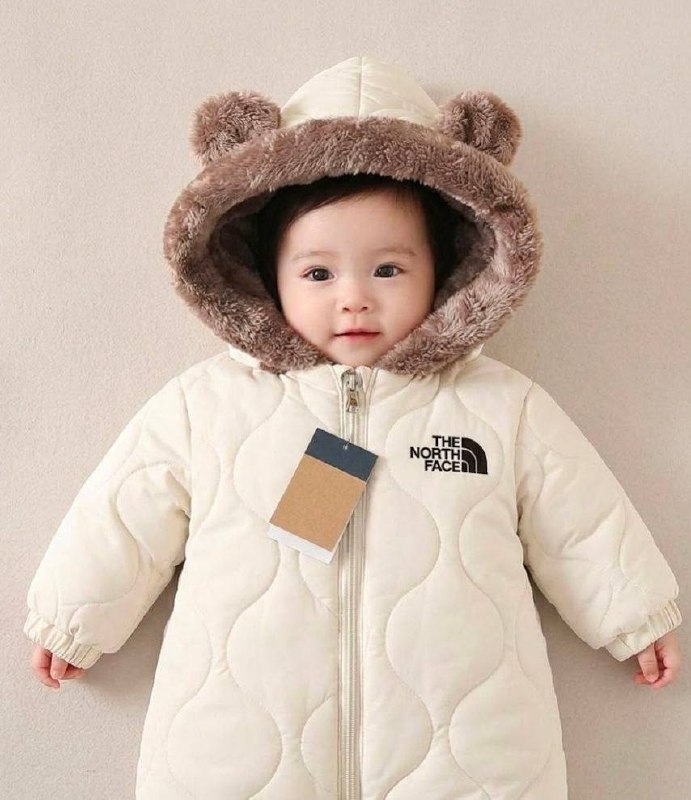 Mono chaquetón enterizo bebé TNF ✨