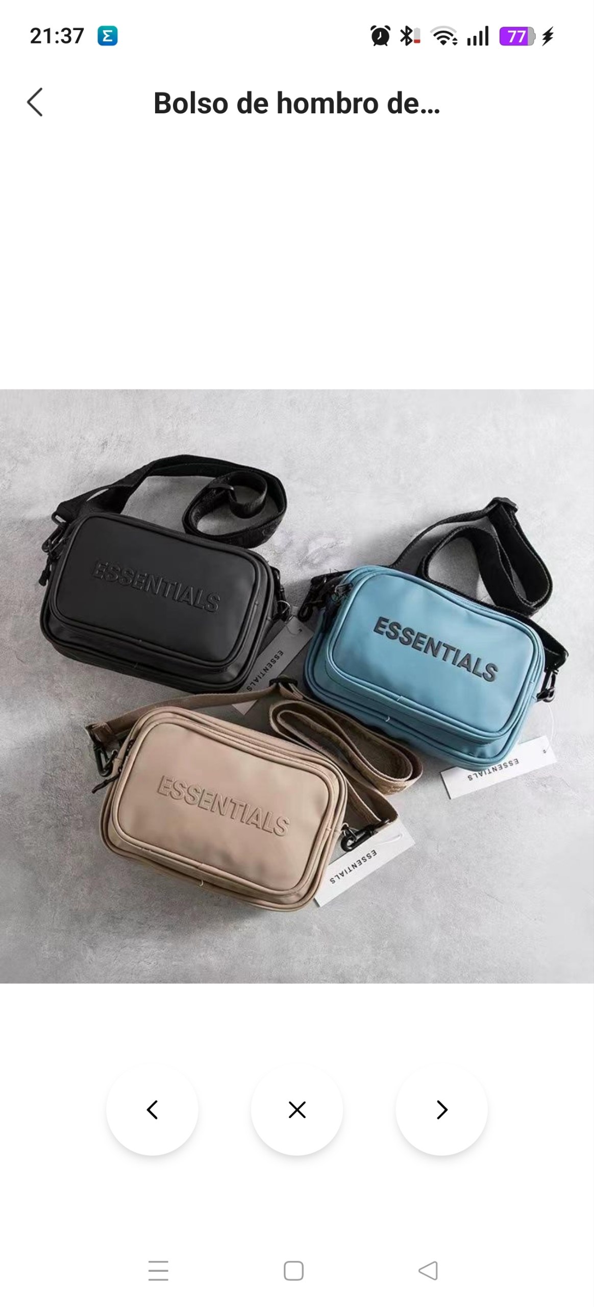 Bolso.hombre Essentials 14.90€‼ ✨
